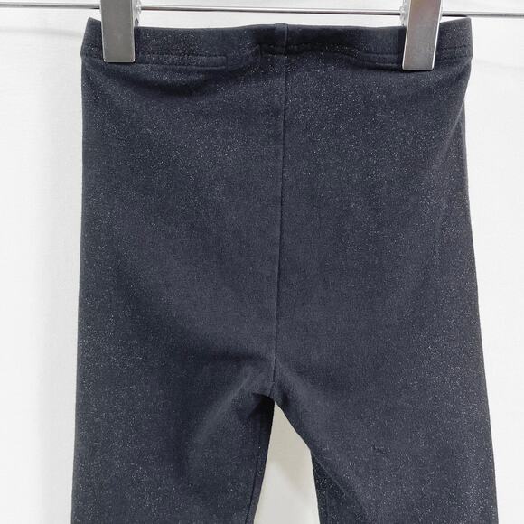 JUMPING BEANS Black Cotton Glitter Speck Toddler Girls Leggings - Picture 8 of 9